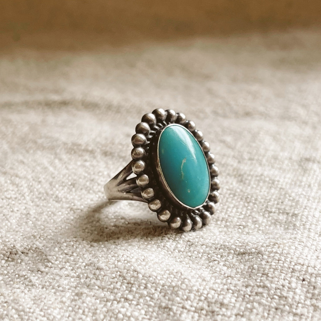 James Little Signed Navajo Turquoise Ring – Stacey Fay Designs