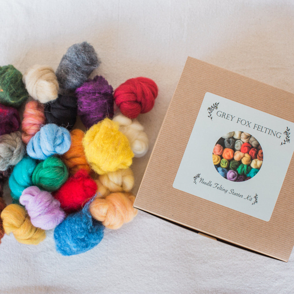 Heart - Needle Felted Kit - Beginner – Grey Fox Felting